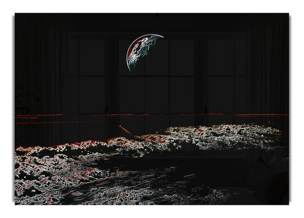 Abstrakter Mond