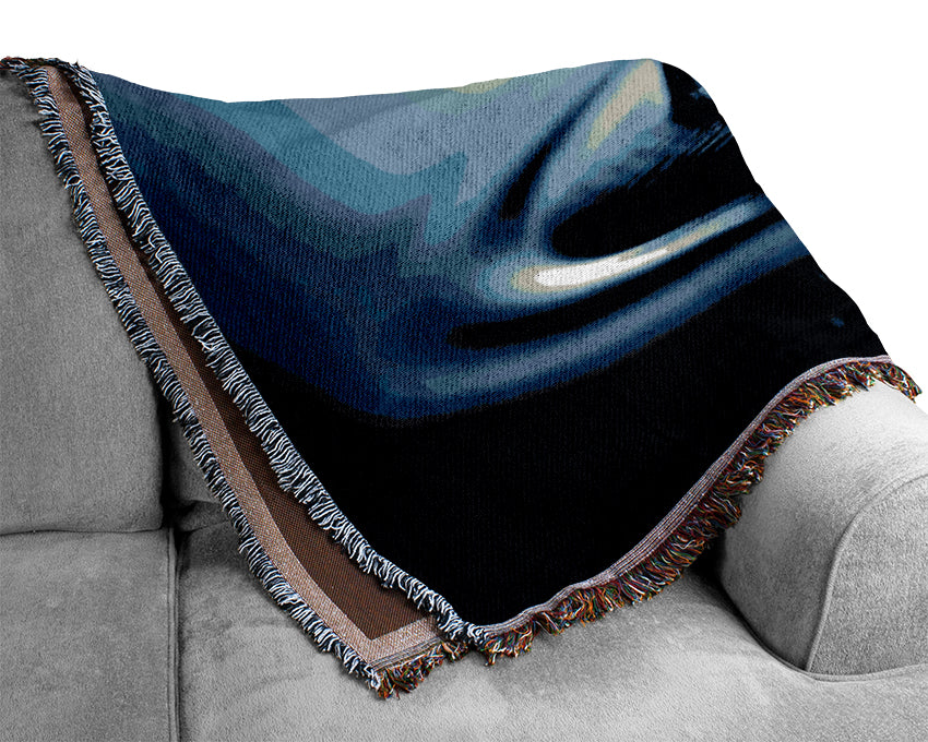 Water Drop Reflections Woven Blanket