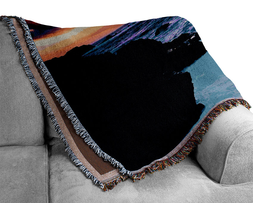 The Oceans Ebb Woven Blanket