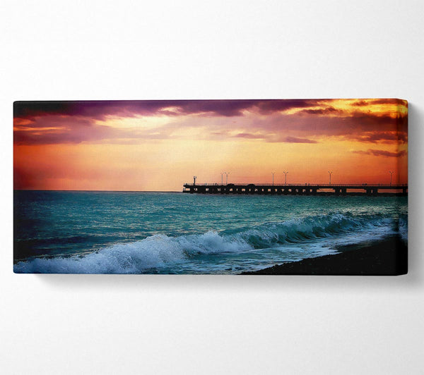 Ocean Waves At Daybreak