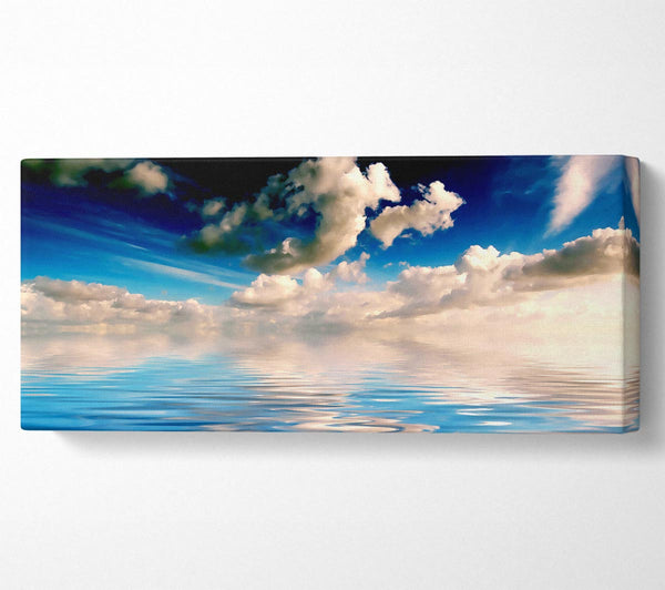 Dramatic Ocean Clouds Blue