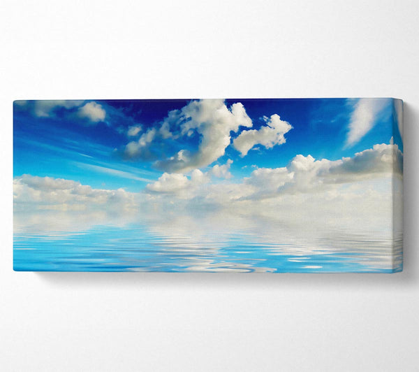 Dramatic Ocean Clouds Baby Blue