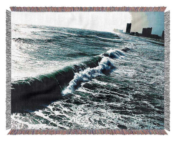 City Ocean Woven Blanket