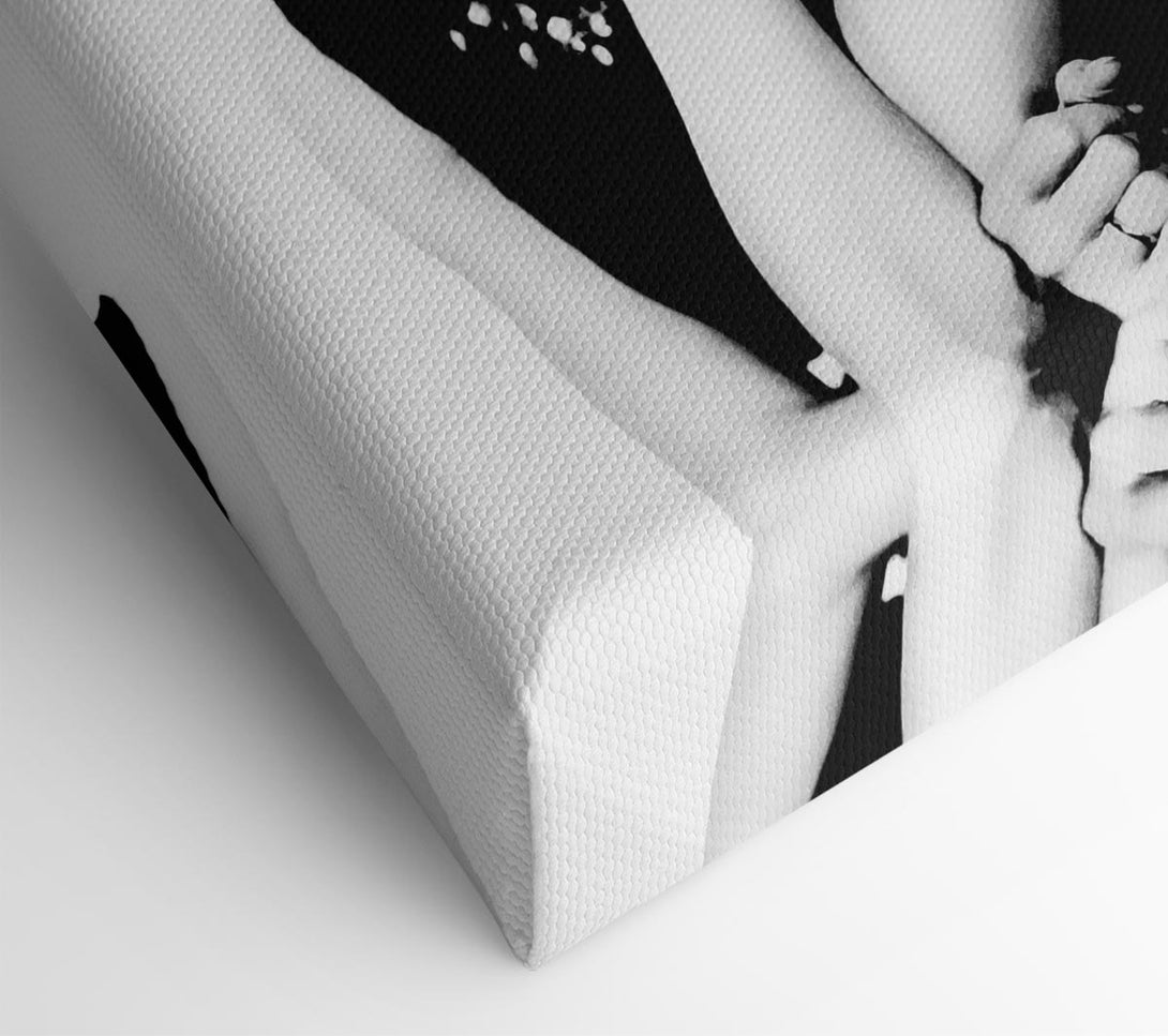  A Canvas Print of Audrey Hepburn Cigarette Canvas Art