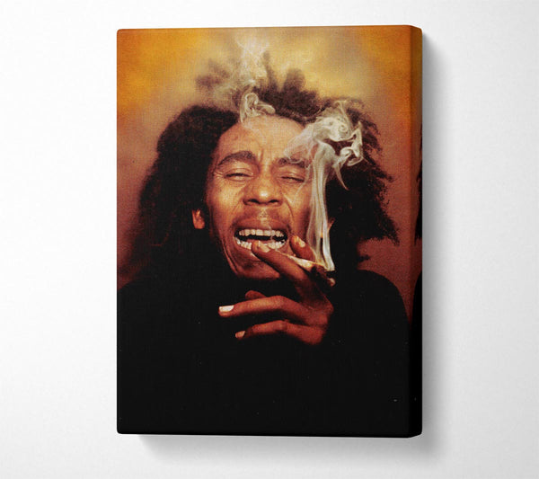  A Canvas Print of Bob Marley Laugh Canvas Art