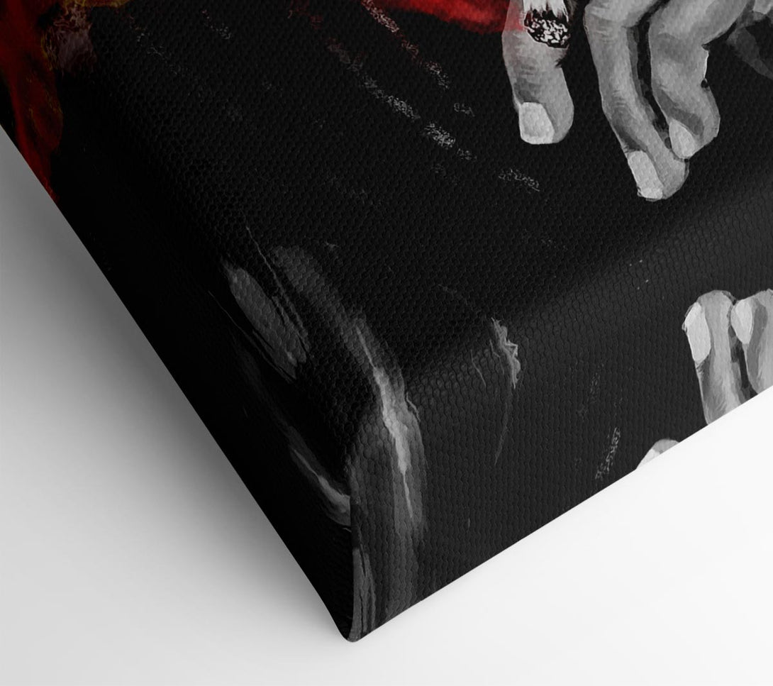  A Canvas Print of Bob Marley Smoke Canvas Art