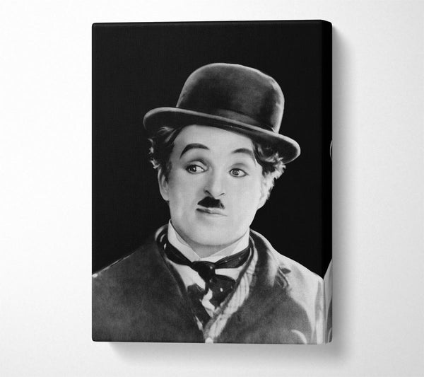  A Canvas Print of Charlie Chaplin Portrait Canvas Art