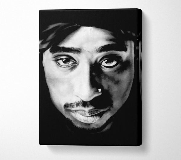  A Canvas Print of Tupac Face Canvas Print