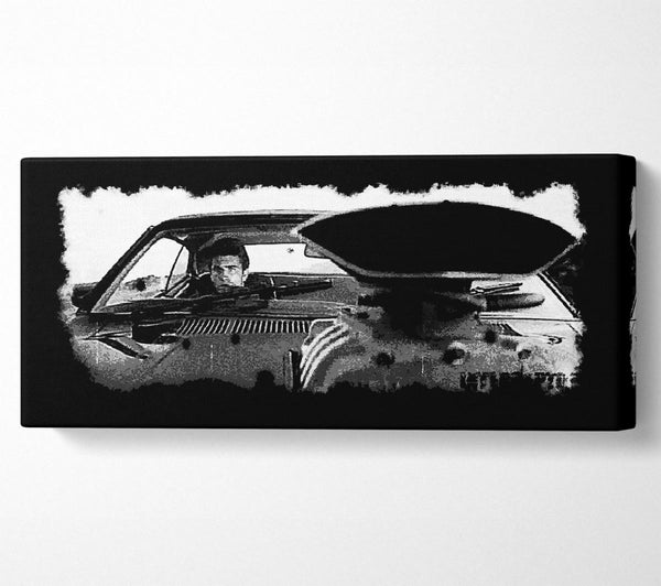 Mad Max Car B n W