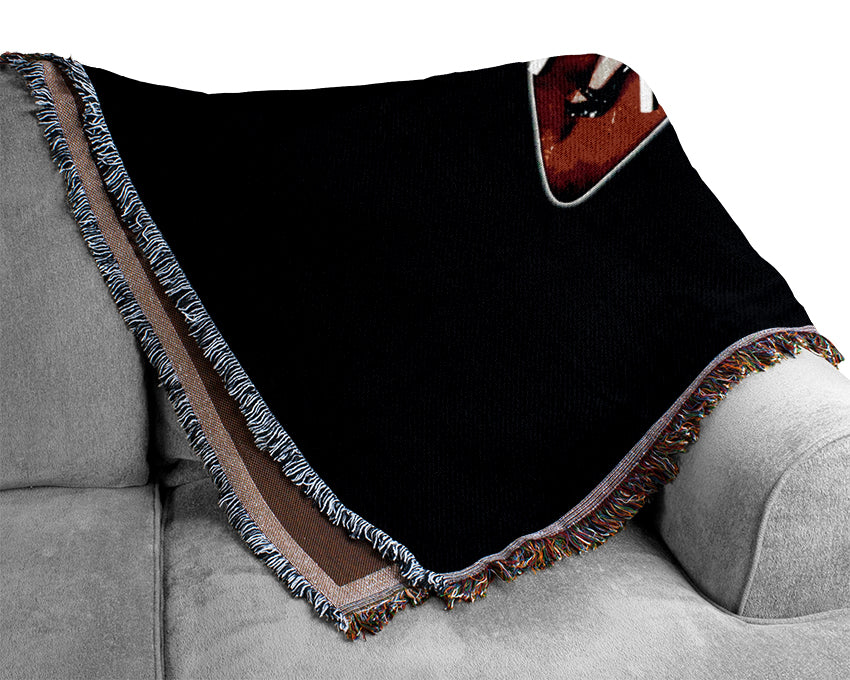 Rocky Horror Sweet Transvestite Woven Blanket