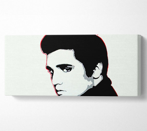 Elvis Portrait White