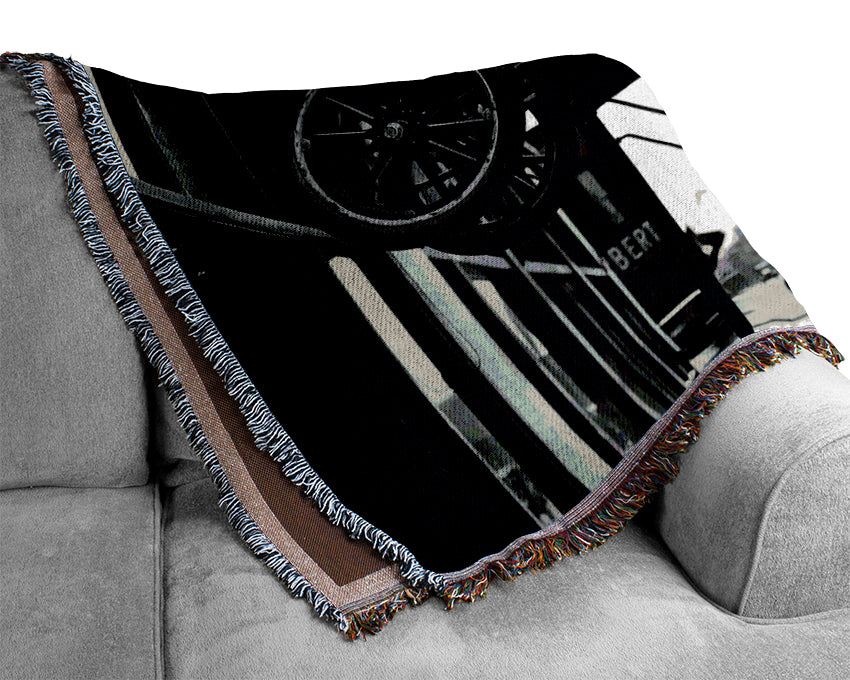 Harold Lloyd Car Jack Woven Blanket