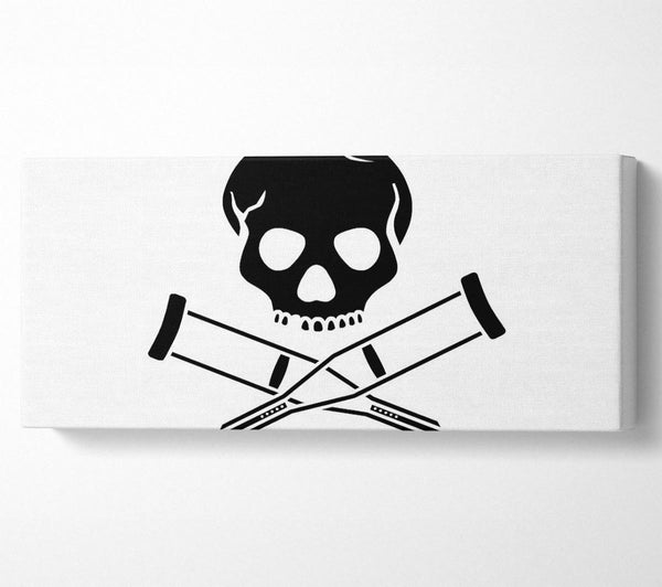 Jackass Skull n Bones B n W