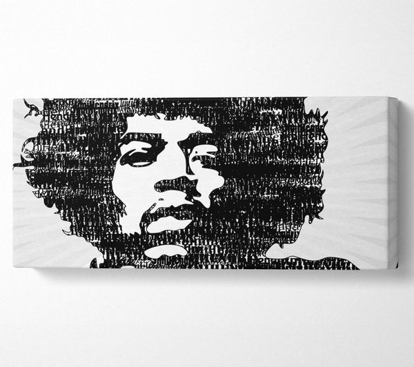Jimi Hendrix Black And White
