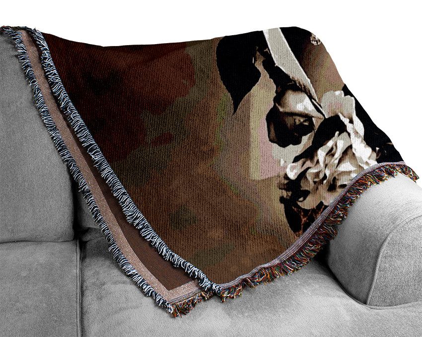 Marilyn Monroe Classic Hat Woven Blanket
