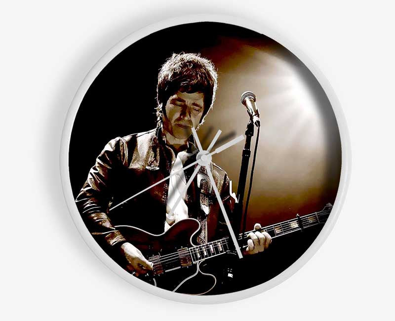 Noel Gallagher Oasis Sepia Clock - Wallart-Direct UK