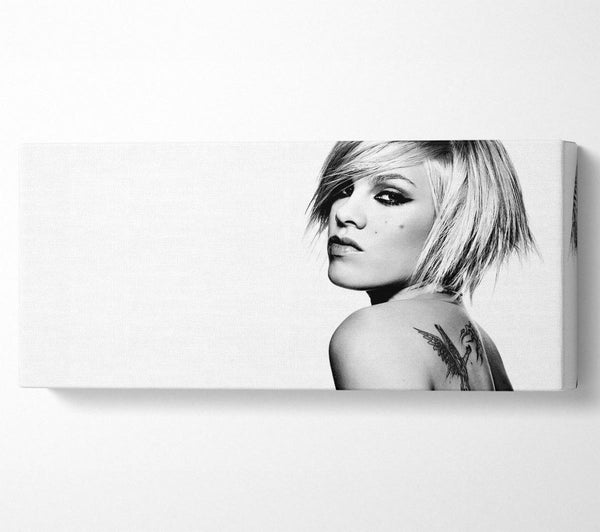 Pink Tattoo B n W