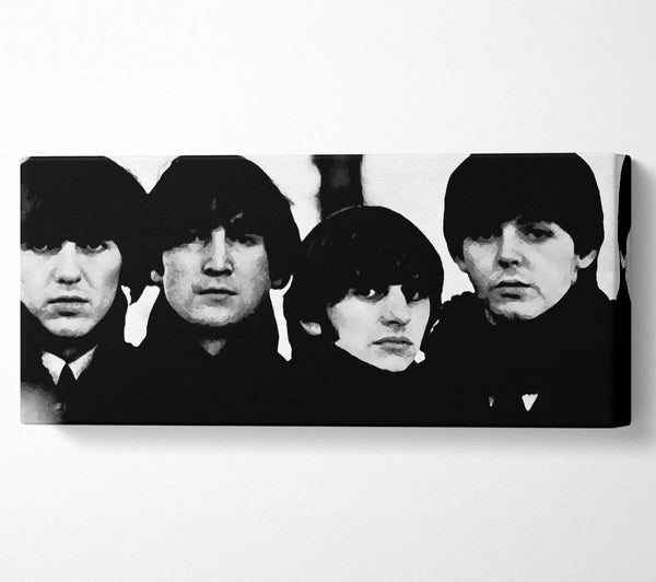 The Beatles In Liverpool Faces