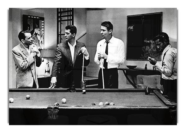Das Rat Pack spielt Billard