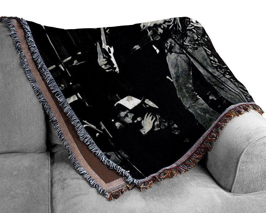 The Who On Stage Woven Blanket