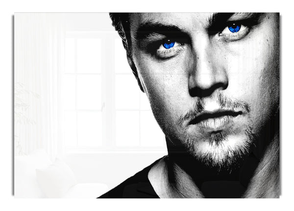 Leonardo Dicaprio Blue Eyes B~w