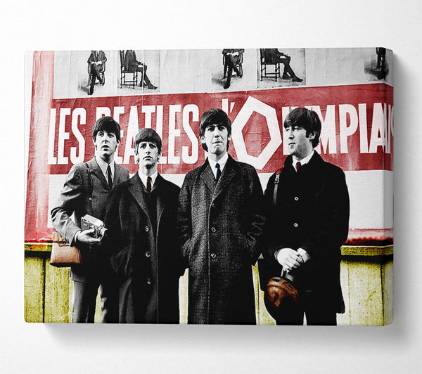 A Canvas Print of The Beatles In Liverpool Canvas Wall Art