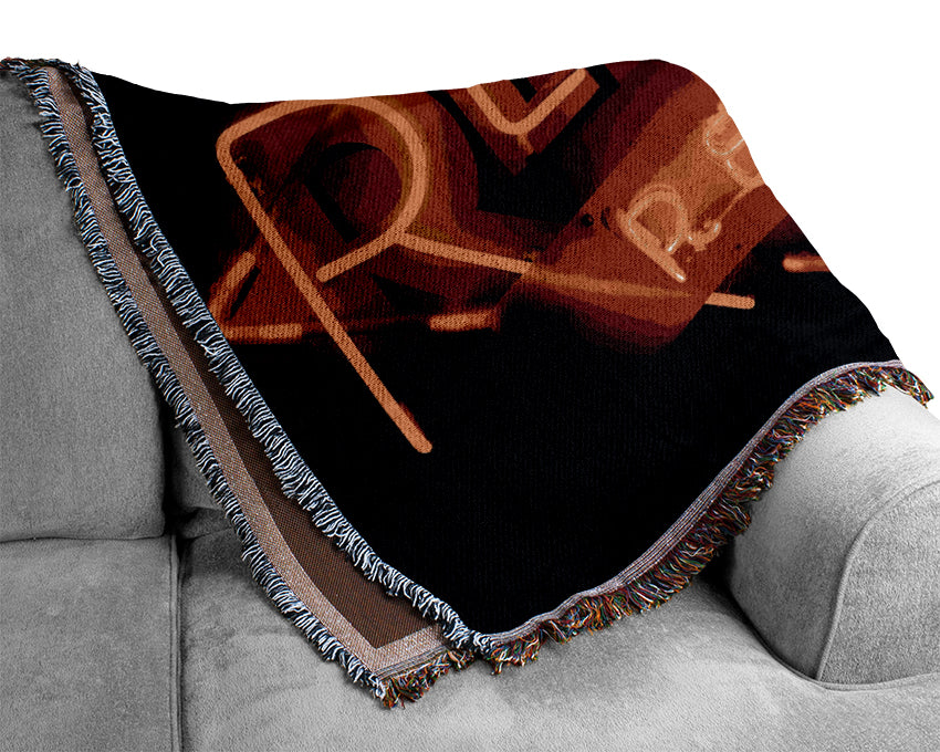 Recycled Records Woven Blanket