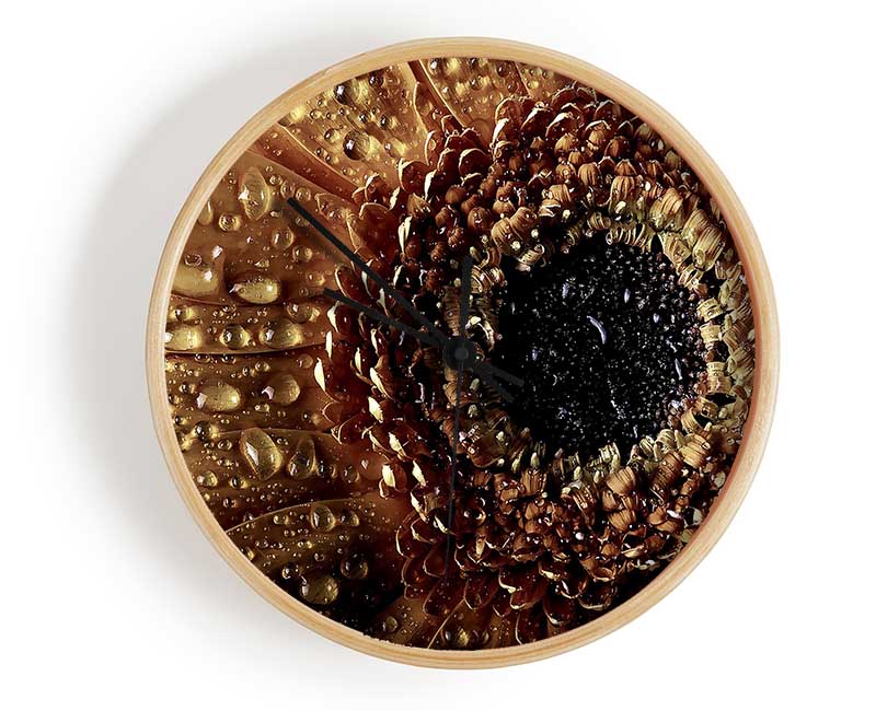 Gerbera Vintage Clock - Wallart-Direct UK