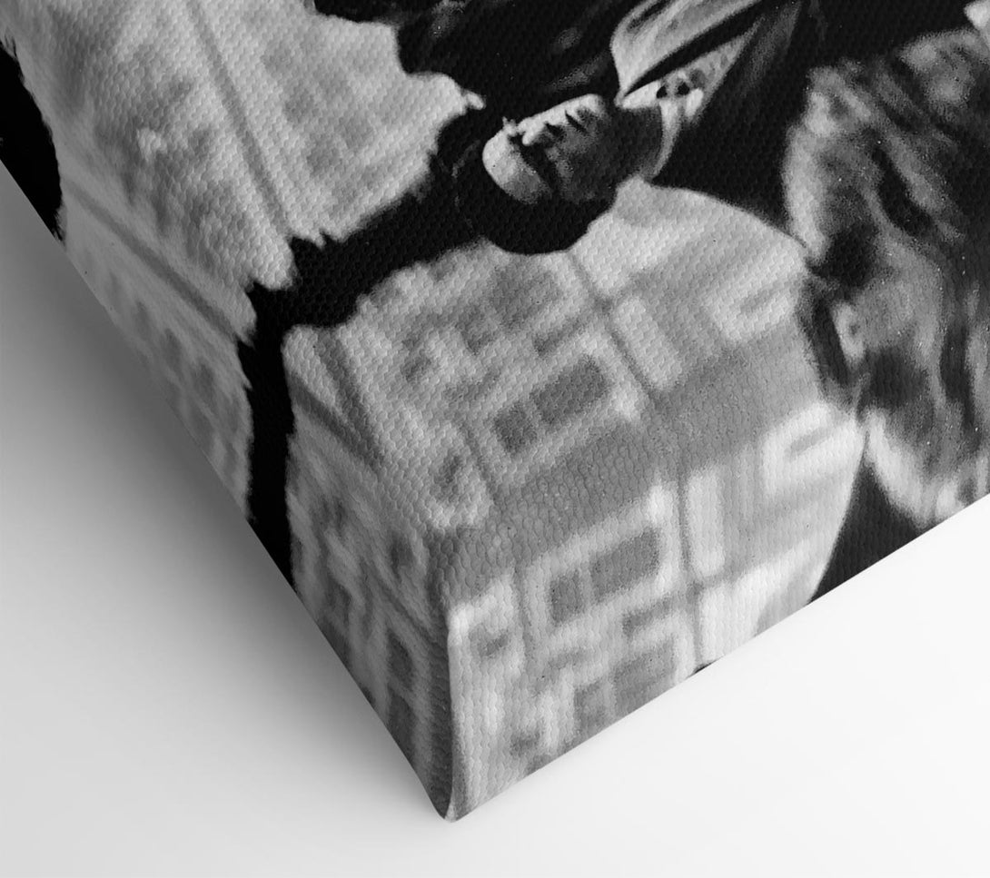  A Canvas Print of Kiss Old Retro Canvas Print