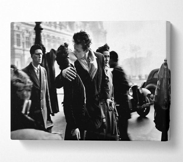  A Canvas Print of Kiss Old Retro Canvas Print