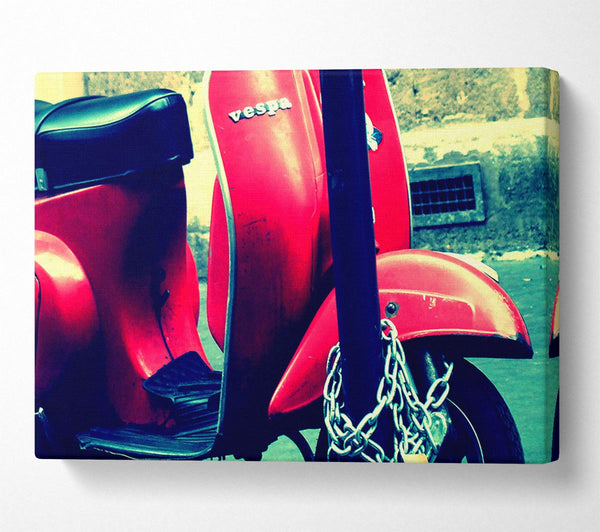  A Canvas Print of Vespa Canvas Art