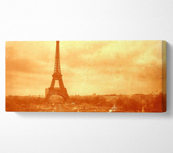 Old Image Of The Eiffel Tower