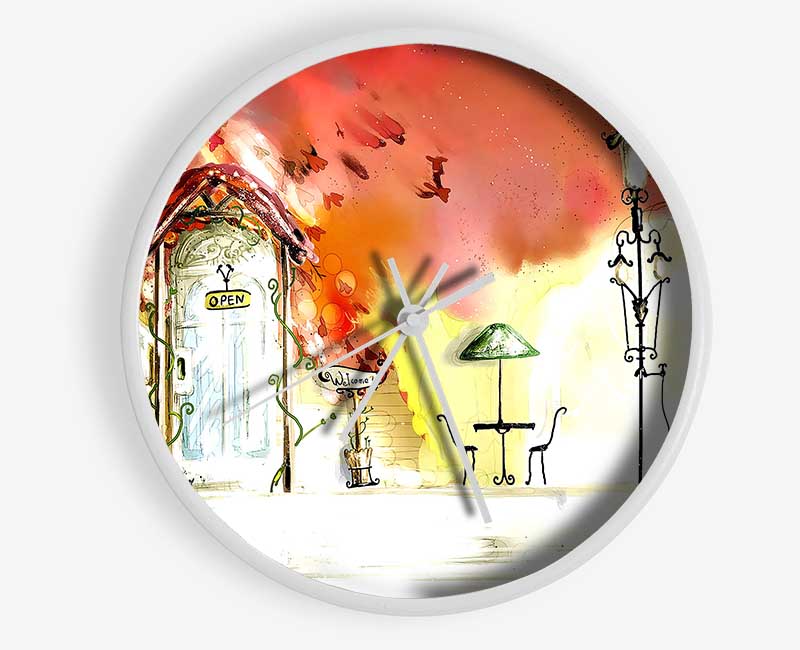 Autumn Scenes Clock - Wallart-Direct UK