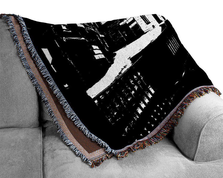 Venice Stencil Woven Blanket