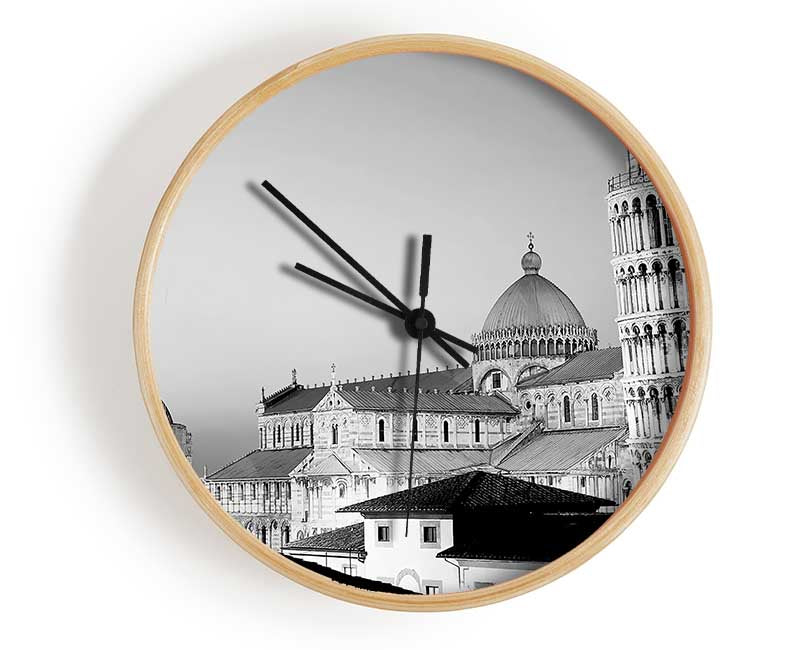 The Leaning Tower Of Pisa Clock - Wallart-Direct UK