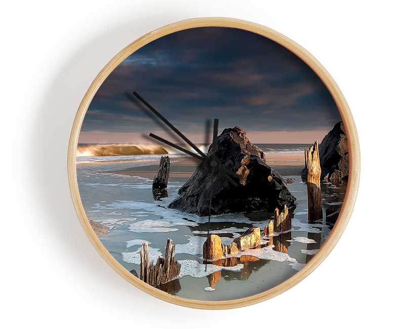 Monmouth Beach New Jersey United States Clock - Wallart-Direct UK