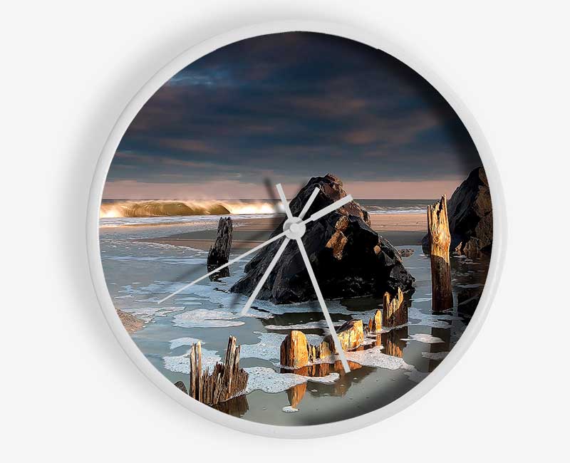 Monmouth Beach New Jersey United States Clock - Wallart-Direct UK