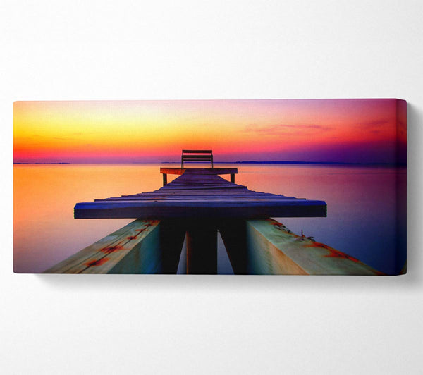 The Perfect Sunset Dock