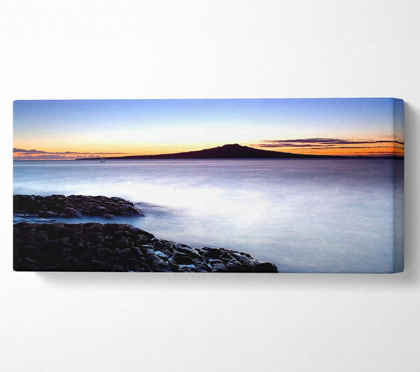 Misty Ocean At Dusk