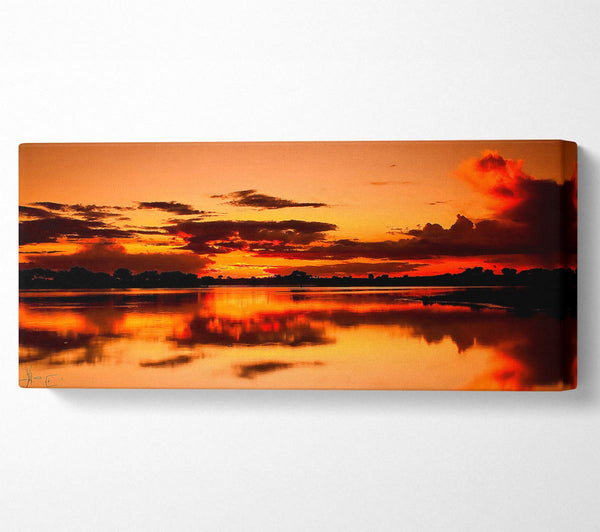 Sunset Cloud Reflection