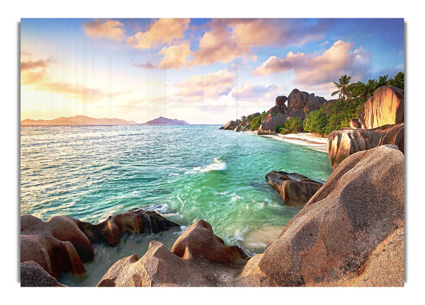 La Digue Beach Seychelles