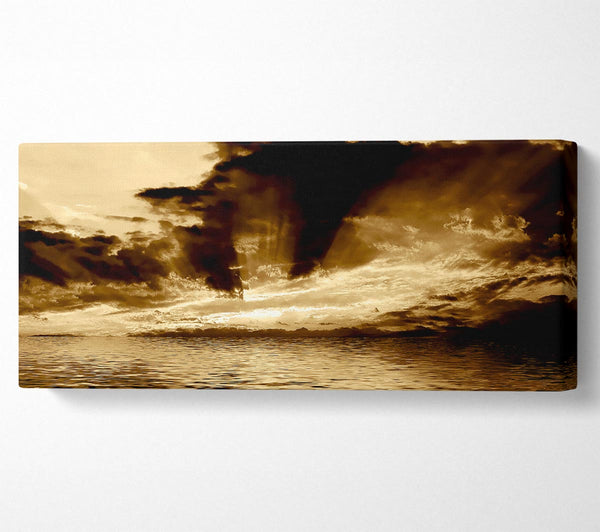 Dramatic Ocean Skies Brown