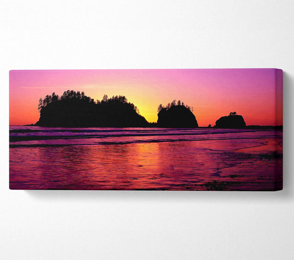 Surreal Pink Ocean Flow