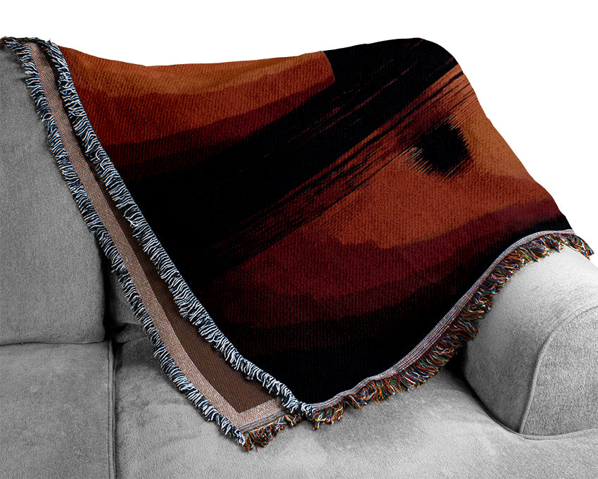 Sculptured Ocean Reflection Woven Blanket