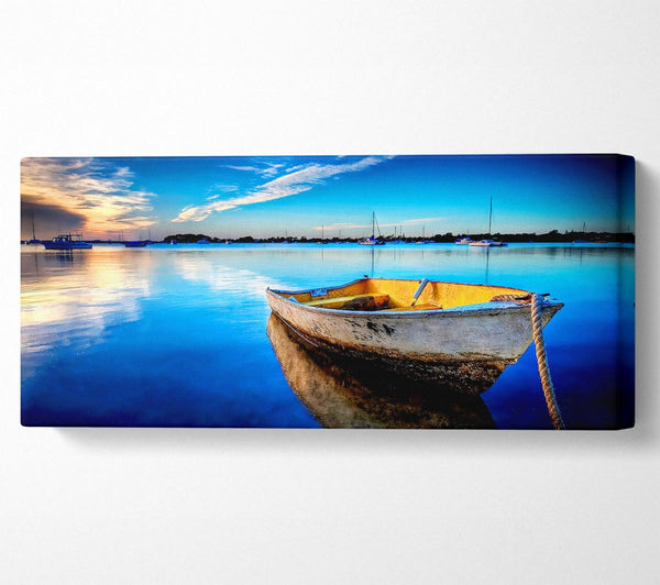 Rustic Rowing Boat Reflections