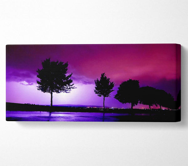 Purple Ocean Lightning
