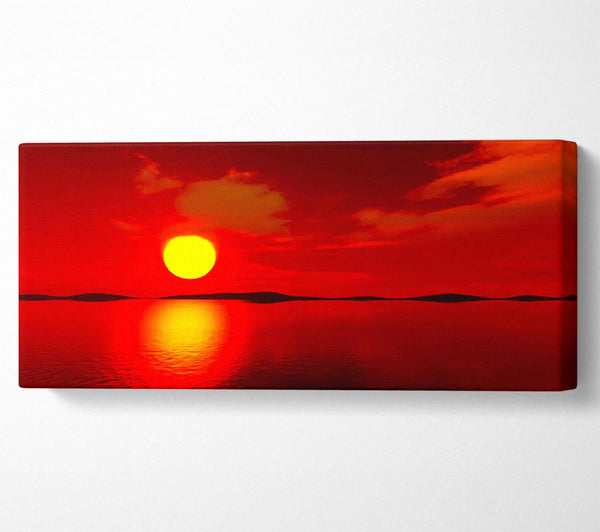 Red Sunblaze Reflection