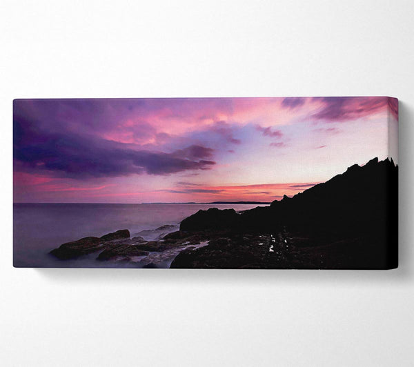 Lilac Red Ocean Sky