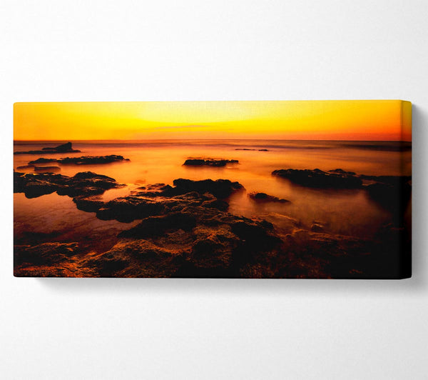 Yellow Sunset Rocks