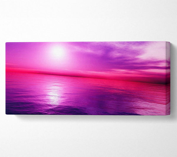 Stunning Lilac Pink Ocean Reflections